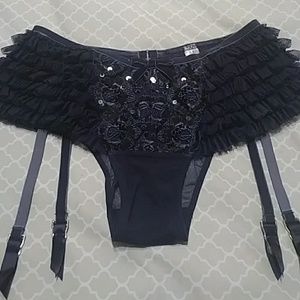 Garter belt panties